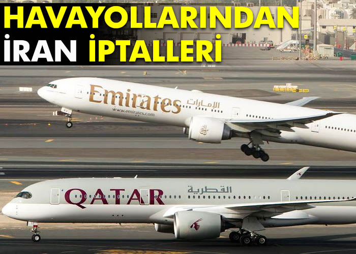 Havayollarından İran iptalleri