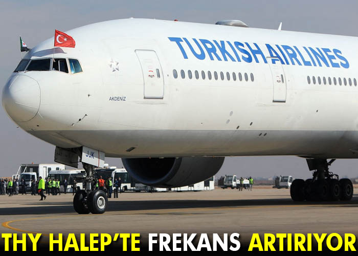 THY’den Halep’te frekans artışı