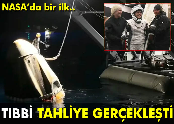 NASA tıbbi tahliyeyi gerçekleştirdi