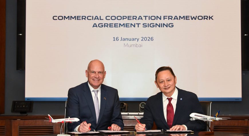 Air India ve SIA rotalarını artırmak için anlaştı