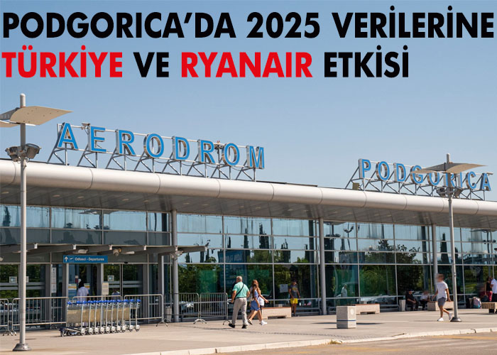 Podgorica’da 2025 rakamları düşüş gösterdi