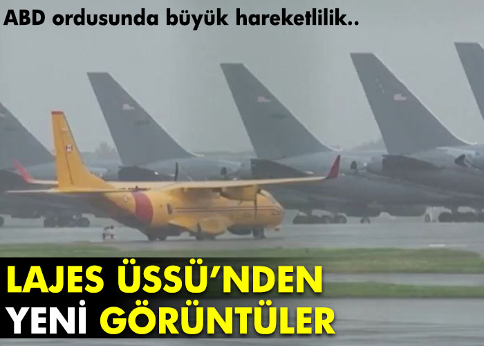 Lajes Hava Üssü’nde ABD trafiği
