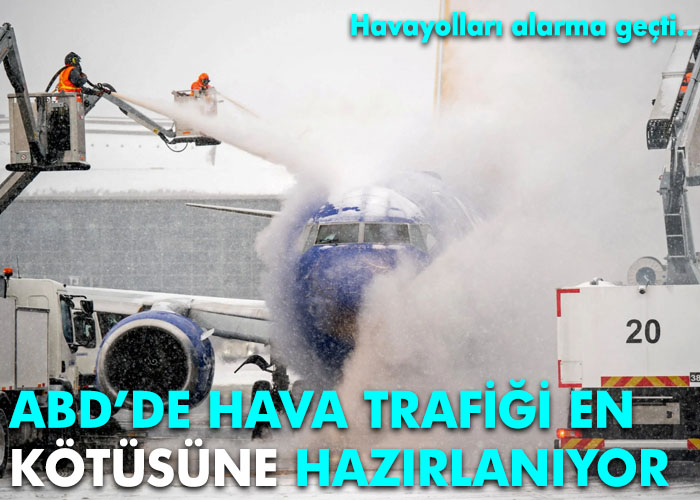 ABD’de hava ulaşımında kış fırtınası alarmı