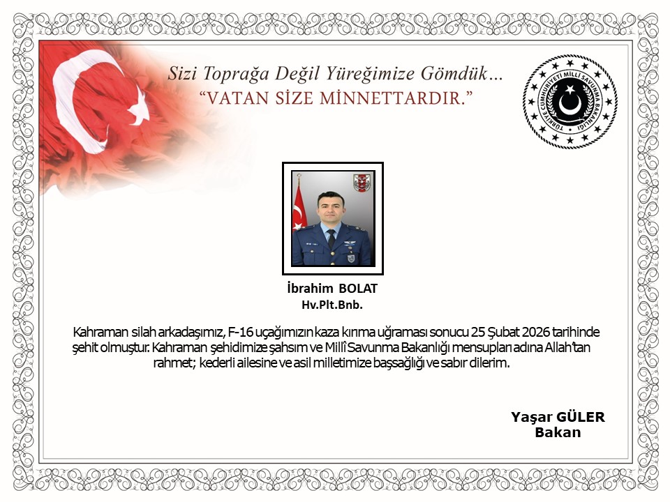 Şehit pilotun kimliği açıklandı