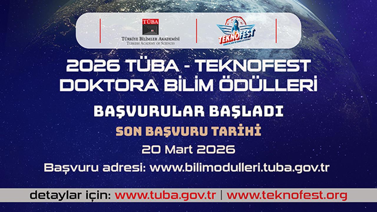 TÜBA ödülleri için başvurular başladı