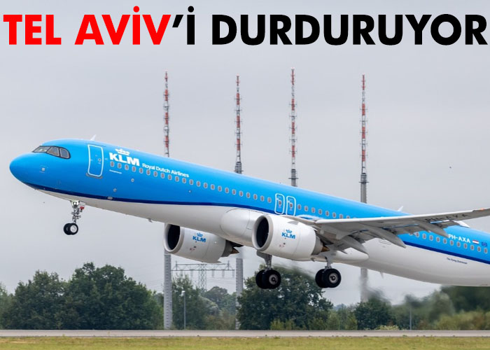 KLM Tel Aviv’i durduruyor