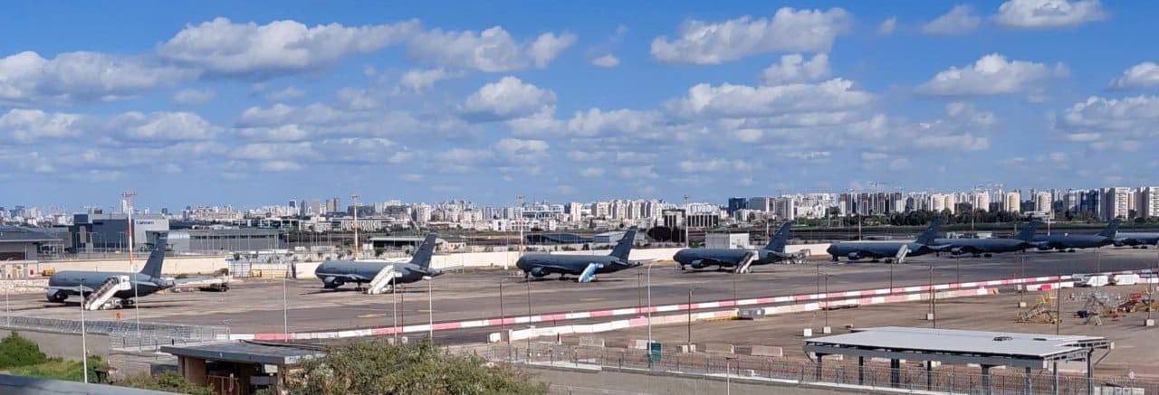 Ben Gurion Havalimanı’nda tanker yoğunluğu