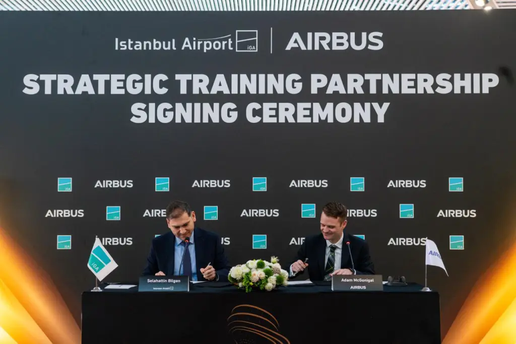 İGA İstanbul Havalimanı ile Airbus eğitimde anlaşma yaptı